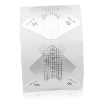 Fish Shape Aluminum Foil Nail Form Holder Set for Professional Nail Art, Easy to Use Manicure Stickers for Acrylic Nails