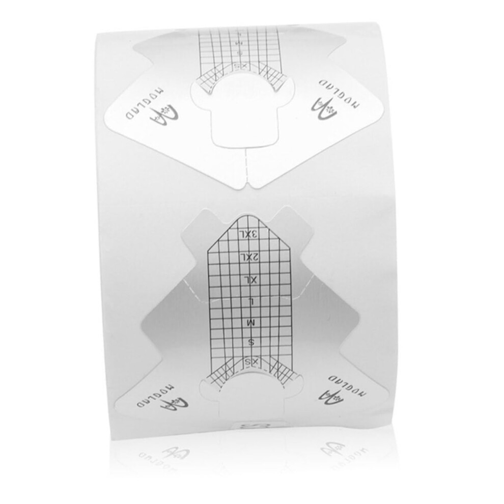 Fish Shape Aluminum Foil Nail Form Holder Set for Professional Nail Art, Easy to Use Manicure Stickers for Acrylic Nails