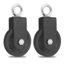 90 MM Cable Pulley, Fitness Pulley, DIY Accessory Lifting Pulley for Wire Cable Rope, Load 160 kg2pcs