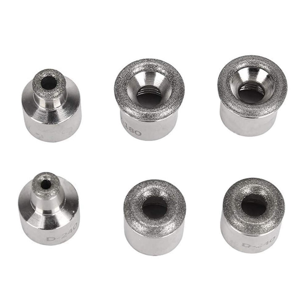 Dermabrasion Diamond Tips for Microdermabrasion Devices, 0.55 Inch Universal Replacement Heads, 6PCS for Face and Body Care