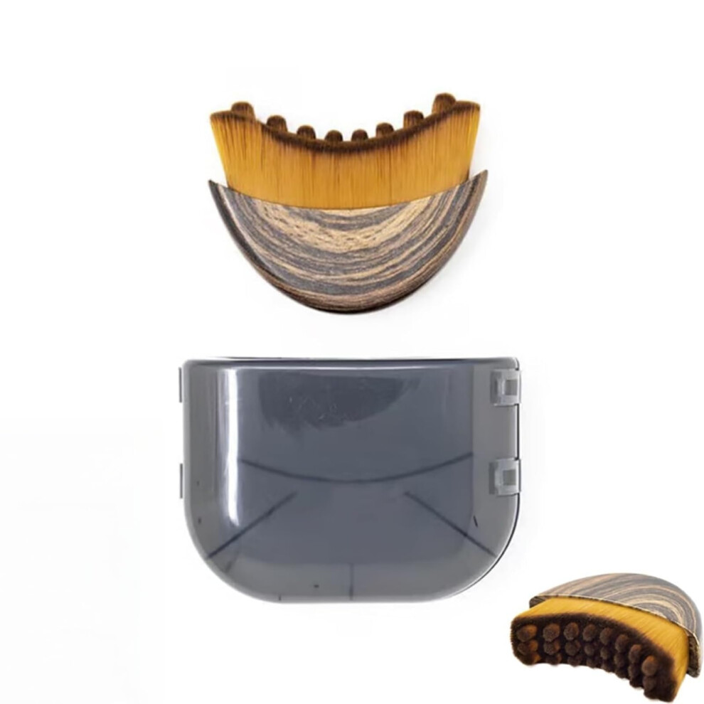Lymphatic Contour Face Brush for Dry Brushing, Ergonomic Lymphatic Drainage Massager for Chin and Jawline Sculpting