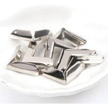 Corners Protectors Metal Vintage Corner Guards for Books Scrapbooking Photo Albums 24x24x3mm 20pcs DIY Craft Accessories