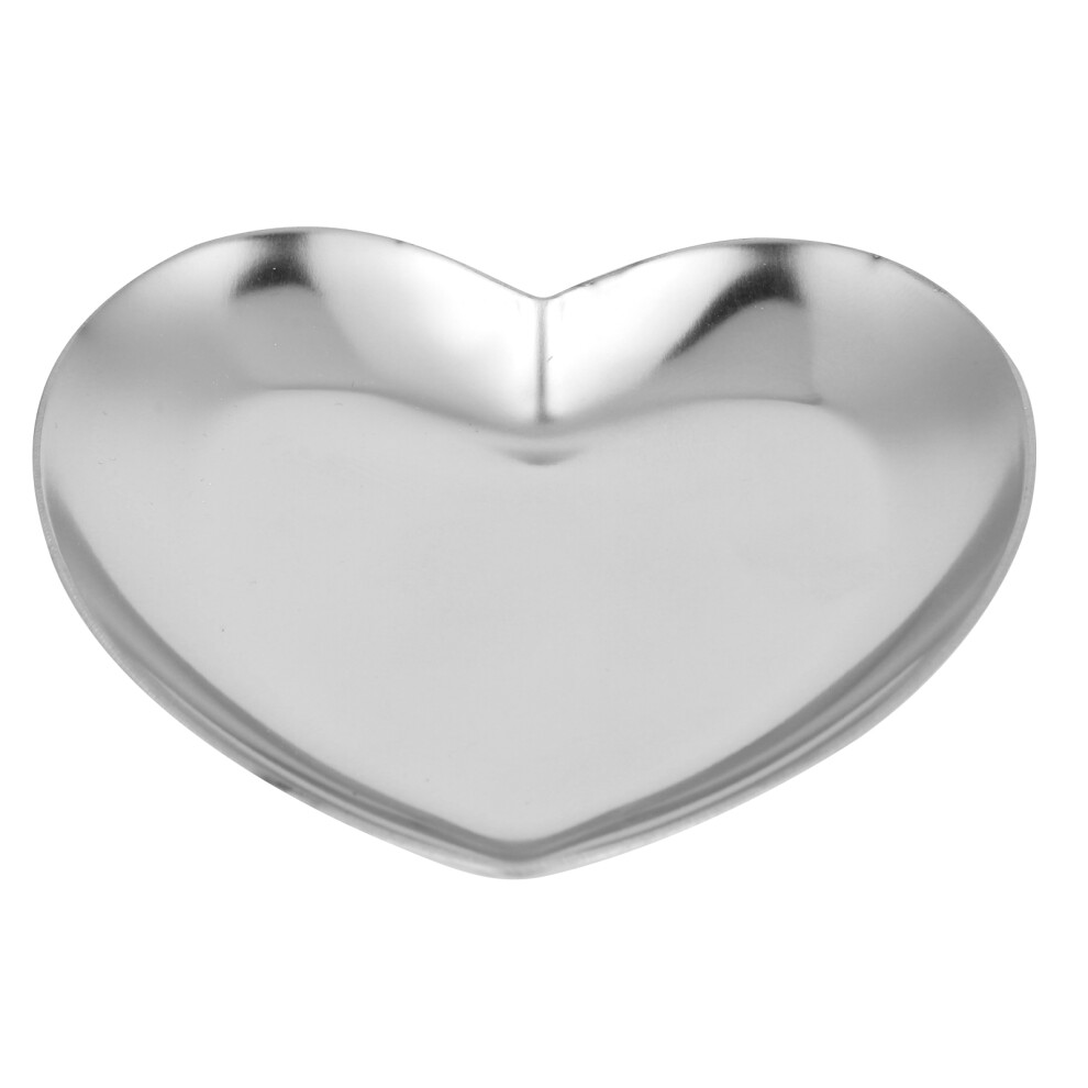 Heart Shaped Nail Art Palette Stainless Steel DIY