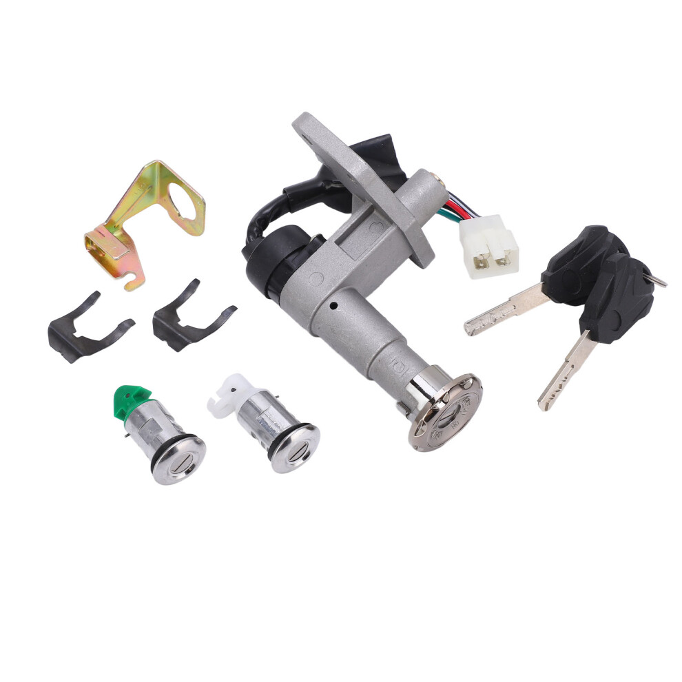 Universal Metal Alloy Ignition Key Set For Gy6 150Cc Scooter Moped 6911342719045