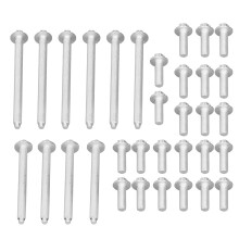 33 Stück Motorölwanne Bolzen-Set Aluminium Rostfrei 11‑13‑0‑392‑549 Ersatz für 1er Serie 135i 328i