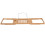1Pc Extendable Bamboo Bathtub Rack Shelf Bathroom 2