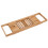 1Pc Extendable Bamboo Bathtub Rack Shelf Bathroom 3