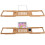 1Pc Extendable Bamboo Bathtub Rack Shelf Bathroom 9