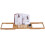 1Pc Extendable Bamboo Bathtub Rack Shelf Bathroom 6