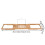 1Pc Extendable Bamboo Bathtub Rack Shelf Bathroom 11
