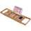 1Pc Extendable Bamboo Bathtub Rack Shelf Bathroom 4