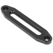 Guida cavo per verricello in alluminio da 10 pollici/25,4 cm Universale Nero 8000-15000 libbre Anti-inceppamento