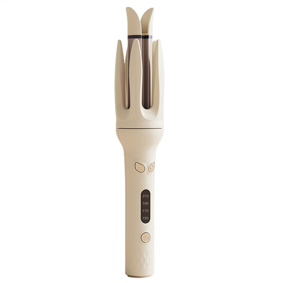 Automatic Curling Iron With Rotating Barrel, 4 Temperature Settings, Anti-Scald Technology For Home And Salon Use
