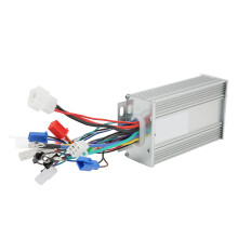 Controlador de aluminio de 2 modos 48V 500W, 15 x 8,5 x 4,5 cm