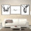 3Pcs 21x30cm Simple Abstract Drawing Hand Letter 3