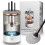Brush Cleaner for Makeup Brushes, White Electric Cleaning Device with Charging Capability 1