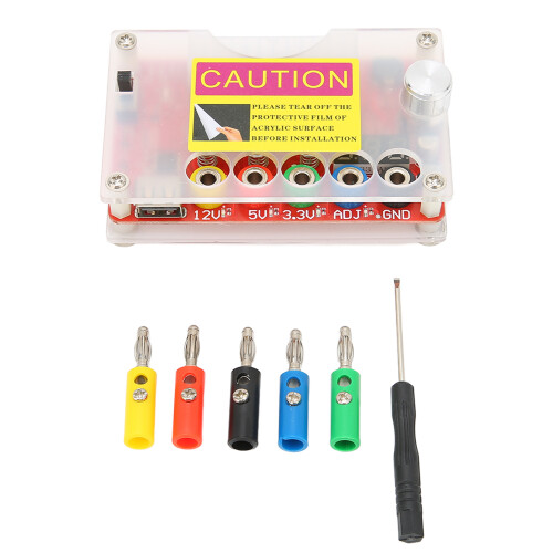 Adjustable Voltage Power Distribution Board with Touch Switch, ATX Splitter 1