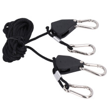 2 piezas de colgador de cuerda para lámpara de cultivo de 1/8 de pulgada, de alta resistencia