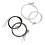 16Pcs Multicolor Ukulele Strings Universal Nylon Replacement for Friends Coated 15