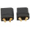 Ensemble de connecteurs XT60U plaqués or noir universel pour RC 11