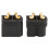 Ensemble de connecteurs XT60U plaqués or noir universel pour RC 2
