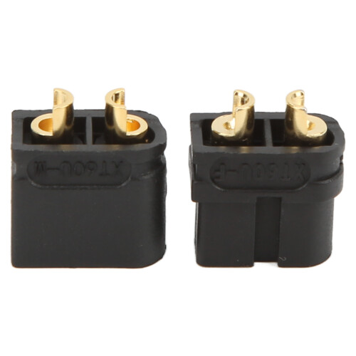 Ensemble de connecteurs XT60U plaqués or noir universel pour RC 1