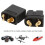 Ensemble de connecteurs XT60U plaqués or noir universel pour RC 7