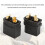 Ensemble de connecteurs XT60U plaqués or noir universel pour RC 6