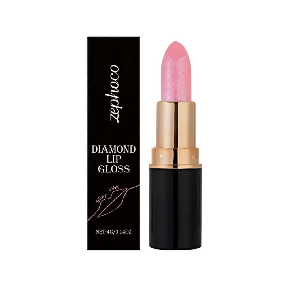 (b) Diamond Lip Gloss Glitter Lipstick Not Stick Cup Lipstick Matte Makeup-image-OPC-PJPRZGD-NEW