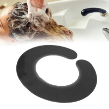 Cappa professionale da parrucchiere impermeabile, morbida, facile da pulire, nera, cappa da doccia