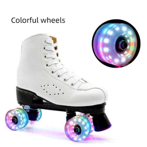 4 τροχοί Roller Skate 58mm X 32mm Φωτεινοί Quad Roller Wheels έγχρωμοι 1