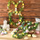 Metal Frame Linear Easter Flower Garden Tinsel Easter DIY Craft 3
