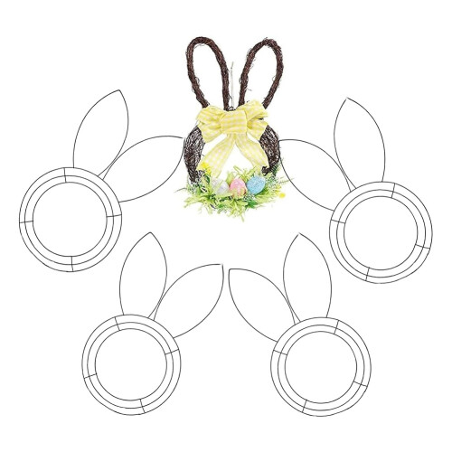 Metal Frame Linear Easter Flower Garden Tinsel Easter DIY Craft 1
