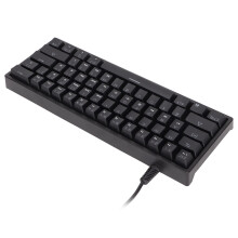 Clavier mécanique RGB 61 touches filaire rétroéclairé compact pour maison et bureau