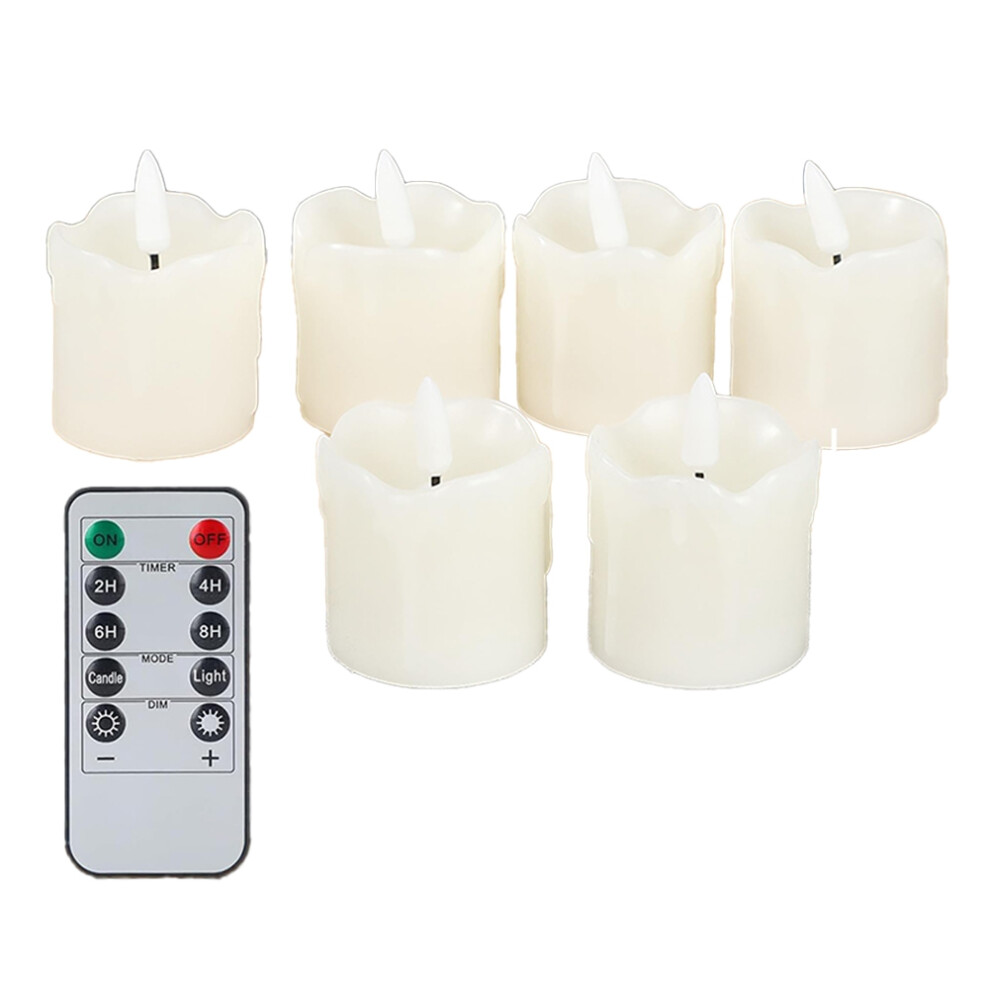 Flickering Flameless Votive Candles with Remote Timer for Wedding-image-OPC-PJPRZVM-NEW