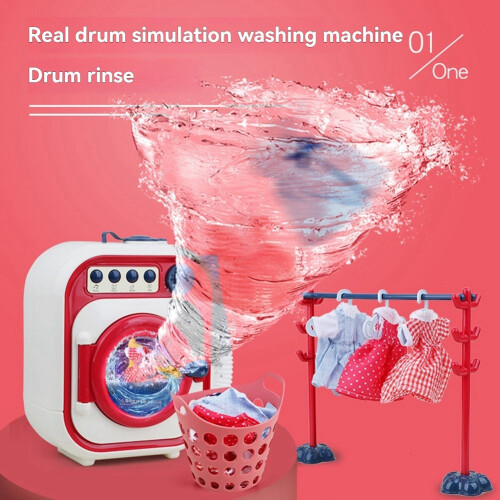 Παιδικό Παιχνίδι Πλυντηρίου ρούχων Mini Simulation Furniture Toy 1