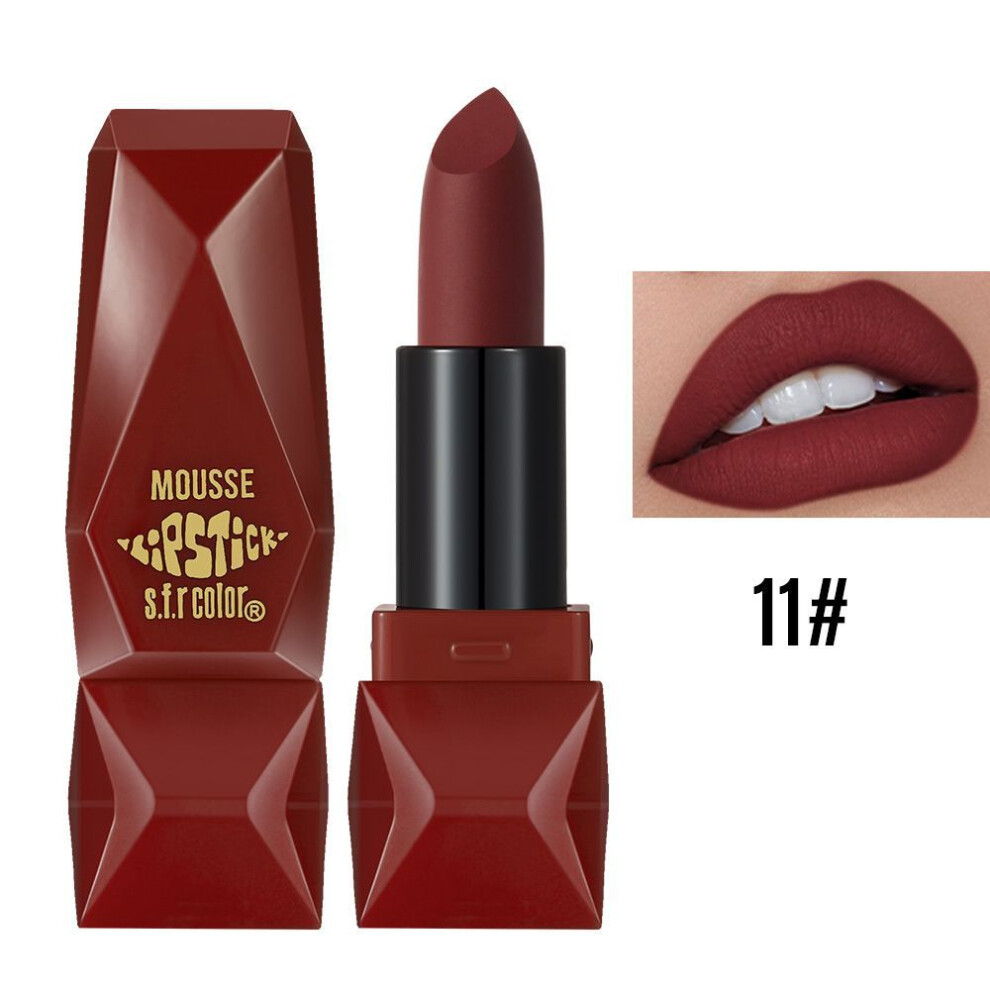 (11#) Velvet Lipstick Moisturizing Silky Smooth Non-fading Lipstick-image-OPC-PJPS2XP-NEW