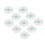 10pcs Breathable Round Adhesive Patch Falling 7