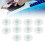 10pcs Breathable Round Adhesive Patch Falling 10