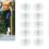 10pcs Breathable Round Adhesive Patch Falling 9