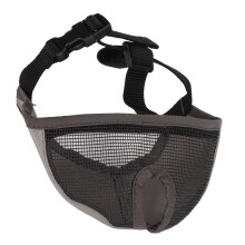 Verstellbare Bulldog-Maske, beißt und bellt, Maulkorb, geschlossene Augen, Trainingshund, Netzhundemaske für Bulldogs, Pugs, Chihuahuas, Gr