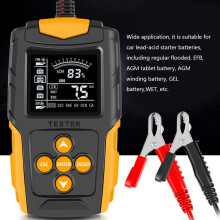 Car Battery Tester 12V/24V LCD Digital Analyzer SOH SOC CCA IR Compact