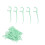 50pcs Dental Floss Picks Thin Thread Tooth Floss 3