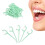 50pcs Dental Floss Picks Thin Thread Tooth Floss 10