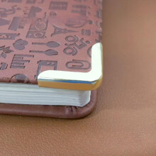 Metal Book Corner Protectors 40PCS Gold Photo Album Corners Scrapbooking Notebook Edge Protectors for Bookbinding