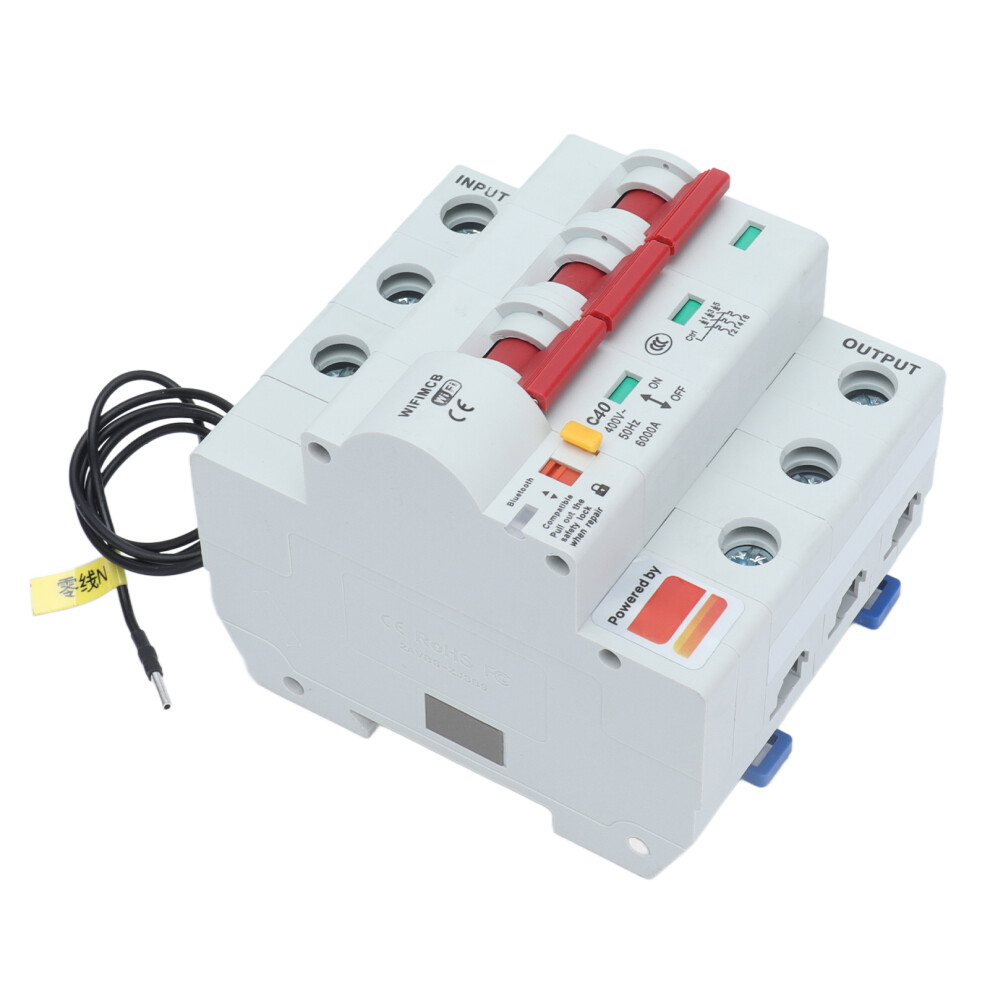 WIFI Bluetooth Smart Breaker 400V 40A Remote Control Leakage Protection Switch