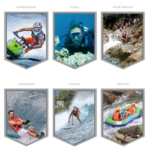 Calzini da immersione neri 100 g XL 25,5 cm neoprene 2