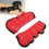 2pcs Red Horse Front Tendon Boots, Adjustable Training & Racing Leg Support 1