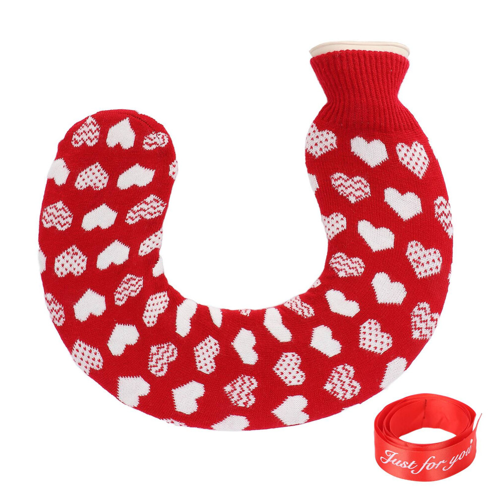 1L U Shaped Hot Water Bag Portable Neck Shoulder