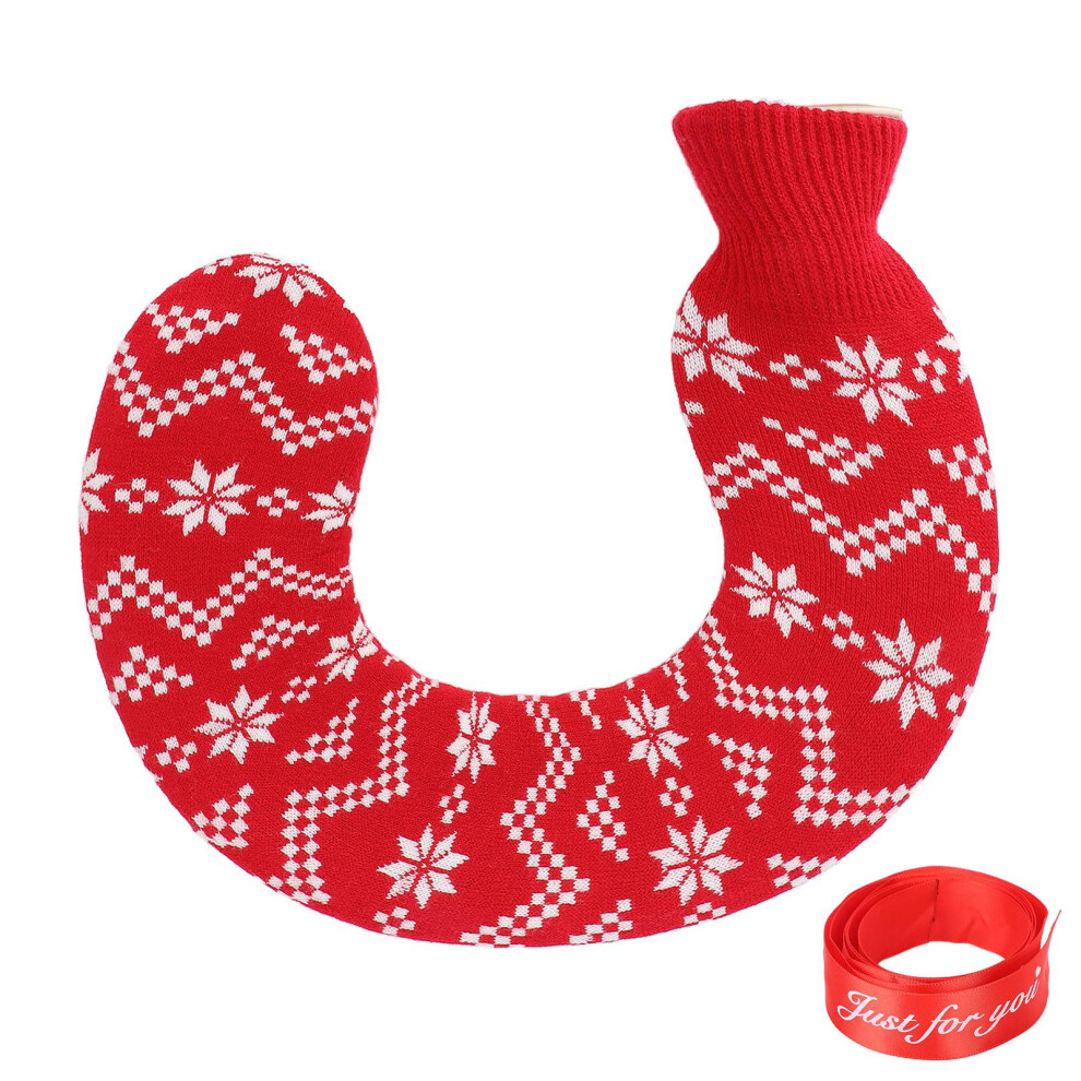 1L U Shaped Hot Water Bag Portable Neck Shoulder